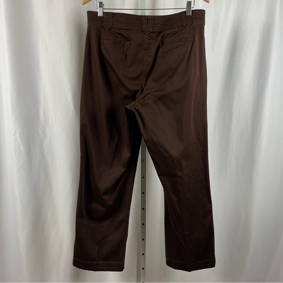 Just My Size 16W Fudge Stripe Dress Pant Career Teacher Y2K Retro Straight Leg - Picture 2 of 6